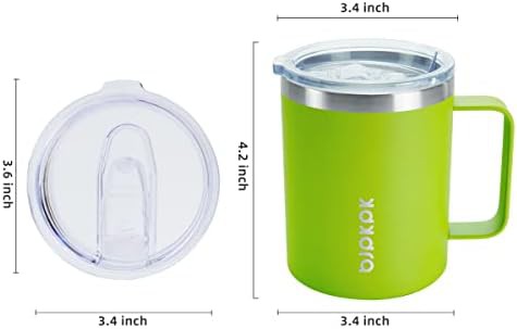 2PCS Insulated Coffee Mug with Lid stainless — photo 3