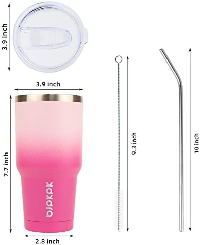 30 oz Tumbler with Lid and Straw insulated — photo 4