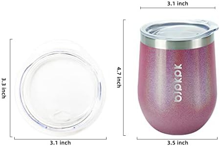 2 PCS 12oz Insulated Wine Tumblers stainless — photo 3