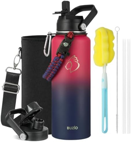 Insulated Sports Bottle with Paracord Handle