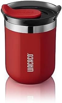 Carmine red vacuum insulated travel tumbler