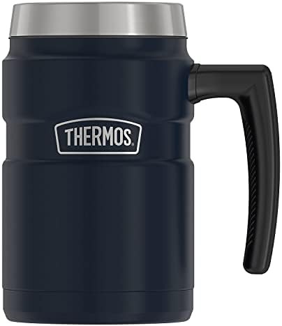 Midnight blue locking desk mug 16oz
