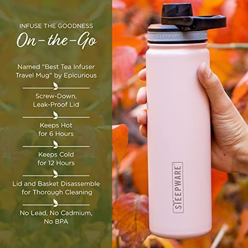 Olive Steepware Tea Infuser and Thermos — photo 3