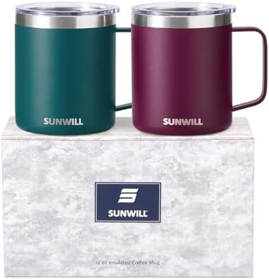 Dual pack travel mug set 14oz
