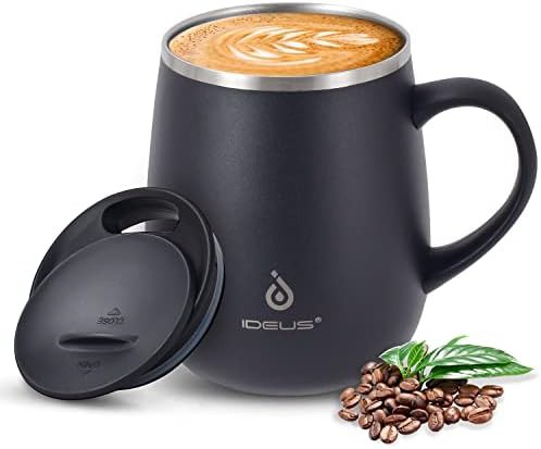 Storm black 16 oz stainless steel mug