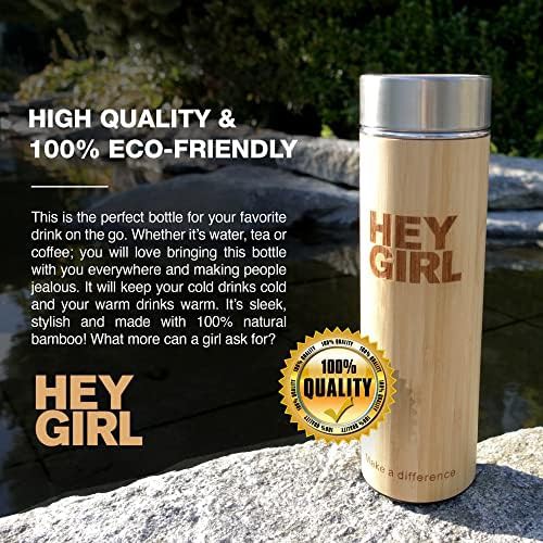 Bamboo and Stainless Steel Tea Infuser 18 oz — photo 5