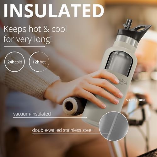 Active flask with three lids and infuser — photo 3