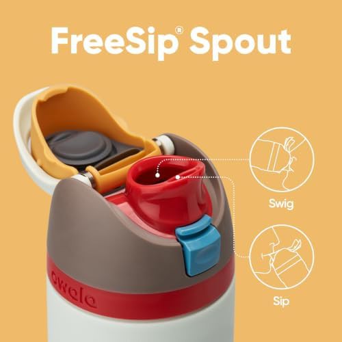 Owala FreeSip stainless steel water bottle 24 oz boneyard — photo 3