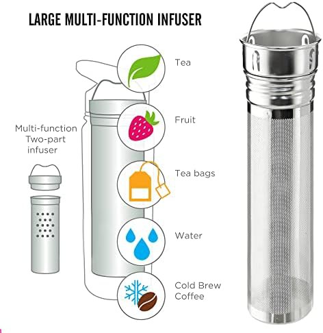 Blue Steel Vacuum Insulated Tea Infuser 32 oz — photo 3