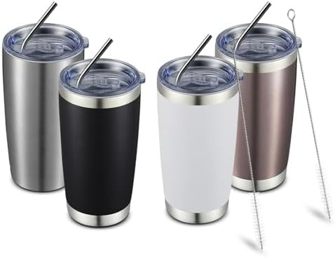 Mixed color insulated coffee tumbler set