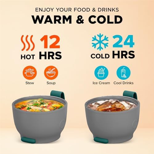 Brilliant green 17 oz insulated food jar — photo 3