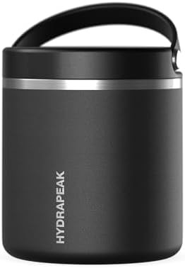 Black 25oz Stainless Steel Food Jar