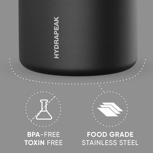 Black 25oz Stainless Steel Food Jar — photo 3