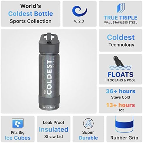 Stardust Glitter Small Insulated Straw Bottle — photo 4