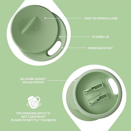 Avocado green 16 oz insulated coffee mug — photo 4