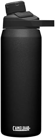 Black stainless steel water bottle 25oz
