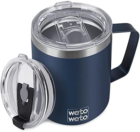 Insulated 14oz Travel Mug with Straw Lid