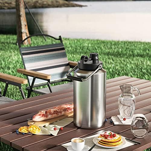 Stainless steel gallon sports water jug — photo 3