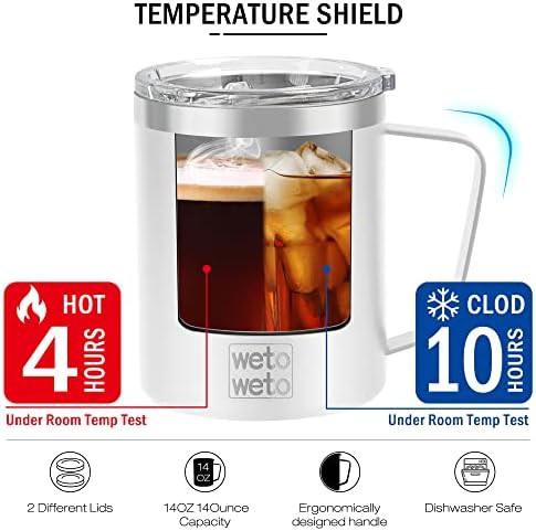 Vacuum Insulated 14oz Hiking Mug with Handle — photo 4