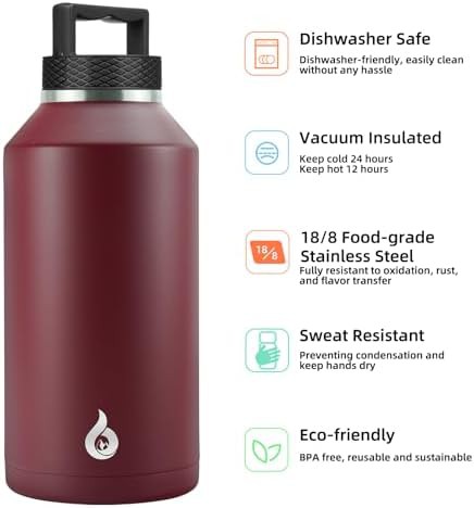 64oz Insulated Water Bottle stainless-steel-64oz-insulated-water-water — photo 3