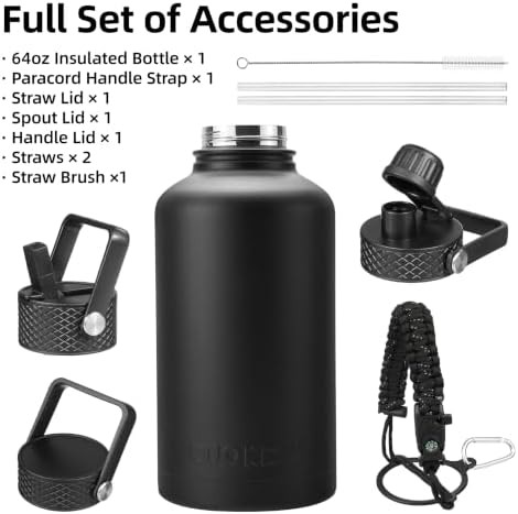 64oz Insulated Water Bottle steel — photo 3