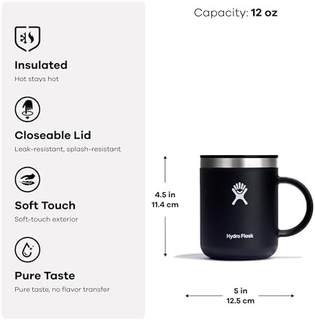 Indigo Blue Insulated Coffee Mug 12 oz — photo 3