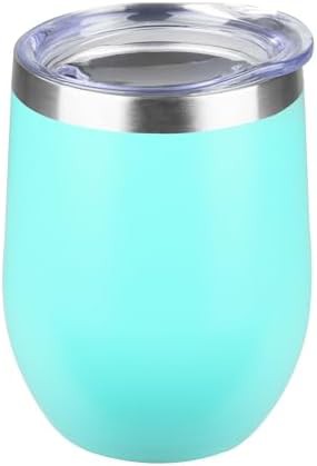 Light Green Insulated 12oz Wine Tumbler