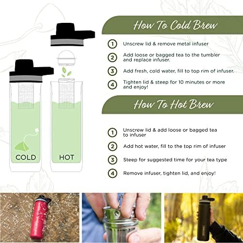 Violet Tea Tumbler with Loose Leaf Infuser — photo 4