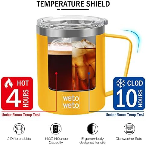 Powder Coated 14oz Insulated Camping Mug — photo 4