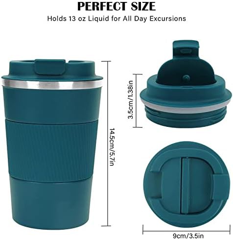 Insulated travel coffee mug 12 oz — photo 3
