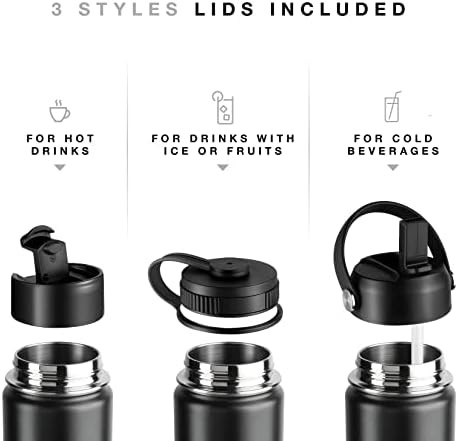 Stainless steel 22oz straw lid bottle — photo 3