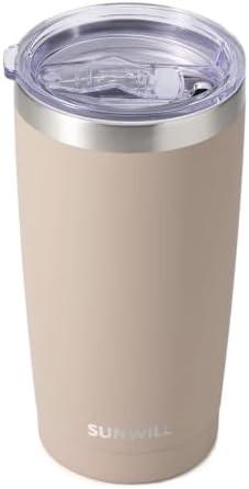 Large insulated travel tumbler 20 oz