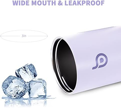 Purple kids stainless steel water bottle 12oz — photo 4