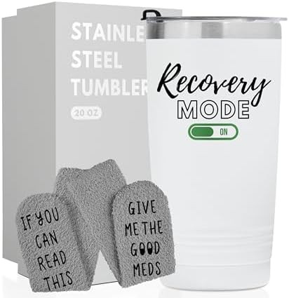 Hospital recovery tumbler and socks set
