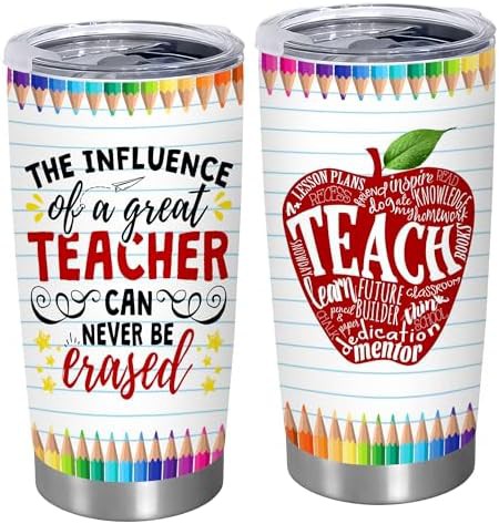 Teacher appreciation insulated 20 oz coffee tumbler
