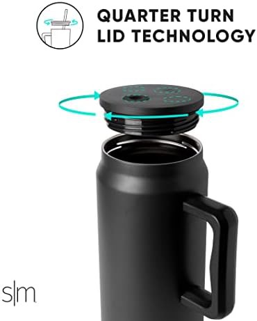 Midnight black mug tumbler with handle 50 oz — photo 4