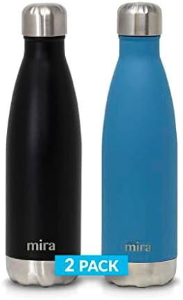 Two pack insulated cola shape bottles
