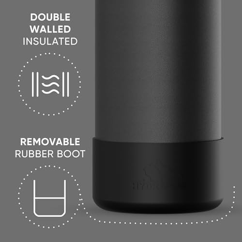 Black 32oz Sport Bottle with Straw Lid — photo 3