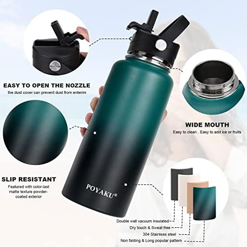 Indigo Crush Wide Mouth Bottle with Three Lids — photo 4
