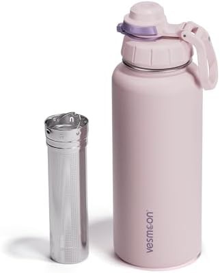 Insulated Fruit Infuser Bottle 32 oz Stainless Steel