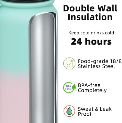 Green and Pink Insulated Chug Bottle — photo 3