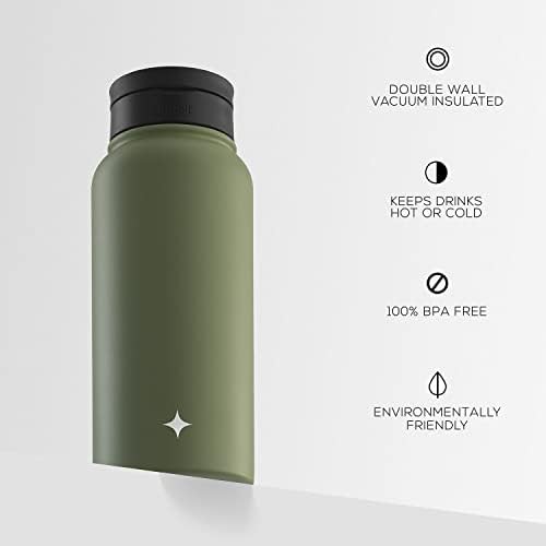 Triple insulated sports bottle with straw lid — photo 3