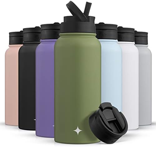 Triple insulated sports bottle with straw lid — photo 5