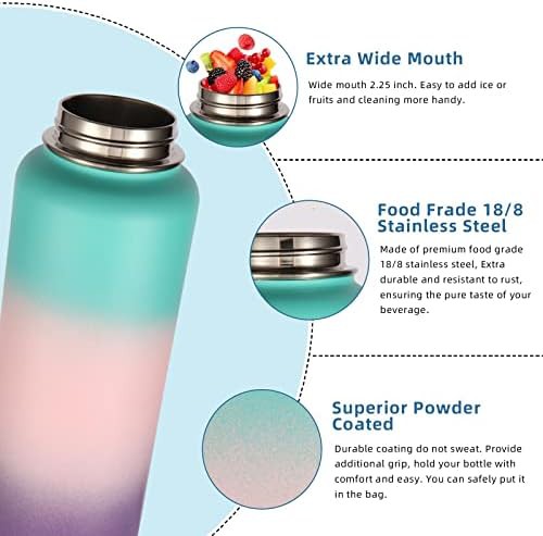 Gradient sports bottle with paracord handle — photo 4
