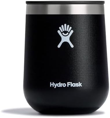 Black Ceramic Stemless Wine Tumbler