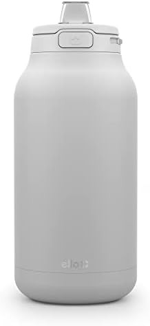 Grey half gallon vacuum insulated jug 64 oz