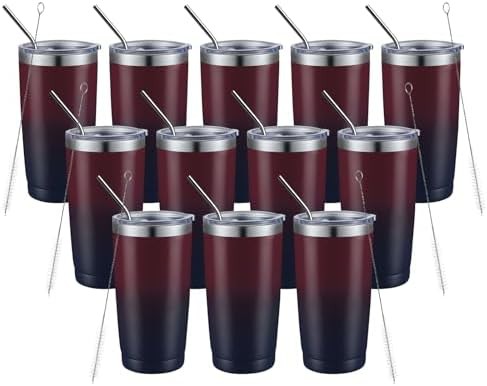 Mystery moon pattern insulated tumbler set
