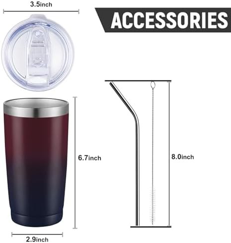 Mystery moon pattern insulated tumbler set — photo 3