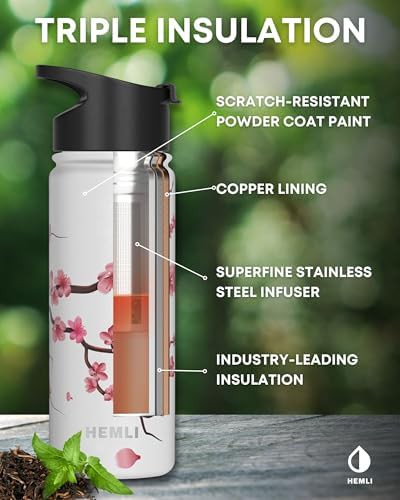 Cherry Blossom Ceramic Lined Tea Tumbler — photo 4