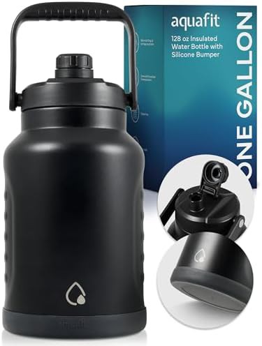 Midnight Black One Gallon Insulated Steel Jug